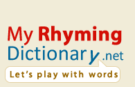 logo rhyme Rhyming dictionary